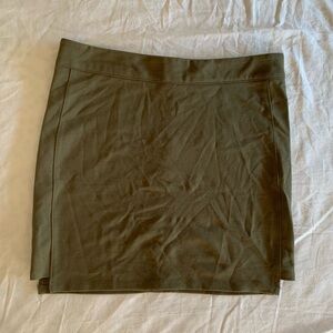 Forever 21 Army Green Tight Stretchy Mini Skirt Size M